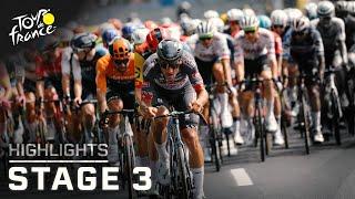 Tour de France 2024, Stage 3 | EXTENDED HIGHLIGHTS | 7/1/2024 | Cycling on NBC Sports