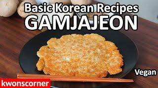 Gamja Jeon: How to Make Korean Potato Pancakes | 감자전 Vegan Recipe