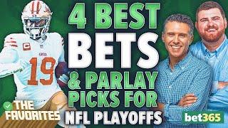 4 NFL DIVISIONAL BEST BETS & NFL PICKS from Simon Hunter & Chad Millman | The Favorites Podcast