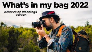 Travelling for weddings with camera gear - what's in my bag 2022