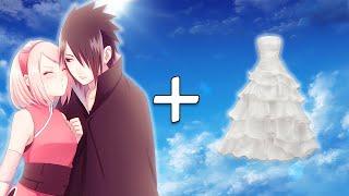 Naruto Characters in Wedding Dress