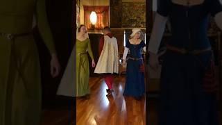 Dancing Medieval Threesome #dance #costume #sca #livinghistory #cosplay #ballroomdance #renaissance