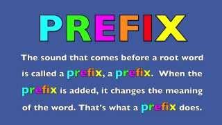 PREFIX SONG  - Learn English