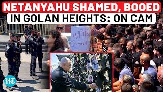 On Camera: Netanyahu Booed By Angry Israelis During PM's Visit To Golan Heights Town Hit By Rocket