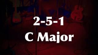 2-5-1 Medium Swing Jazz Practice Backing Track (C Major) - Quist