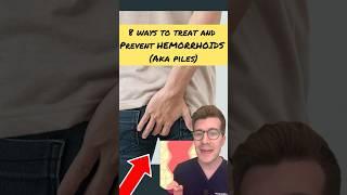 8 ways to prevent and treat HEMORRHOIDS (aka piles) #shorts