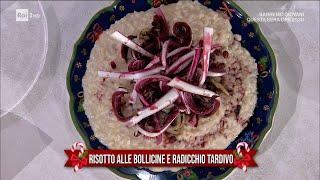 Risotto alle bollicine e radicchio - È sempre mezzogiorno 19/12/2023