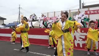 朝霞鳴子一族め組【4K_100Mbps】／一般ブロックA／第21回常陸国YOSAKOI祭り（いばよさ 2日目）