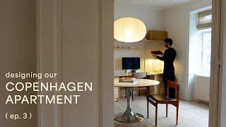 COPENHAGEN APARTMENT DESIGN (ep.3) | new shelves, blinds, chair & more