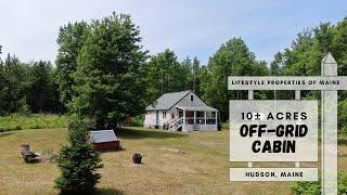 SALE PENDING Off-Grid Cabin on 10.8± Acres | Maine Real Estate