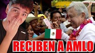 AMLO  UNICO PRESIDENTE EN SER RECIBIDO DE ESTA MANERA