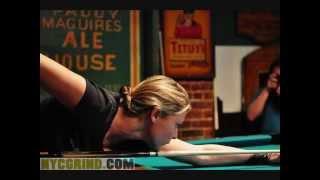 Hot Girl pool players fan video