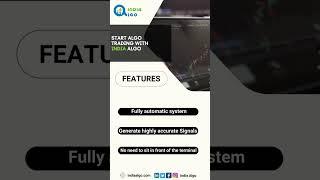 India Algo - Fully Automatic Trading Software Solution With Free Demat Account | #shorts