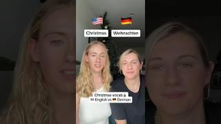  vs  Christmas vocab #german #deutsch #learninggerman #deutschlernen #learningenglish