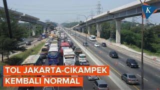 One Way dan Contraflow Berakhir, Ruas Jalan Tol Jakarta-Cikampek Kembali Normal