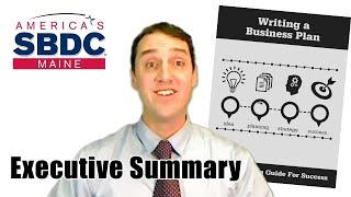 Writing a Business Plan - Executive Summary