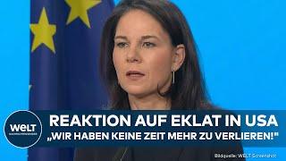 NACH EKLAT IN USA: Sechs-Punkte-Plan! Deutschland reagiert! Baerbock verkündet Wende in Europa!