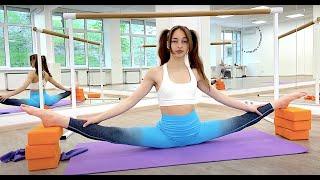 MIDDLE SPLITS WORKOUT. CONTORTION WORKOUT. GYMNASTICS FLEX. YOGA. STRETCHING ROUTINE. FITNESS