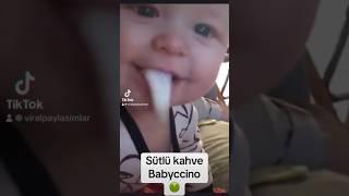 Sütlü kahve babyccino  #tiktok #keşfet #bebek #kahve #tiktok