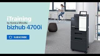 iTraining for Konica Minolta bizhub 4700i