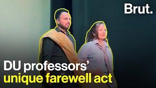 DU professors’ unique farewell act