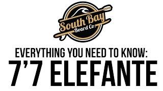 7'7 Elefante Hybrid Surfboard -  Most Fun and Consistently Surfed Funboard - South Bay Board Co.