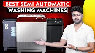 5 BEST Semi Automatic Washing Machines of 2024  LG, Samsung, Godrej & Whirlpool Washing Machine