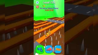 #735 Shape-shifting Funny Race Gameplay new hyper casual games #shorts #gameplay #shapeshifting