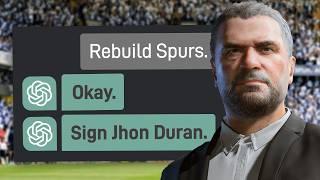 Can AI Rebuild Spurs Better Than Me?