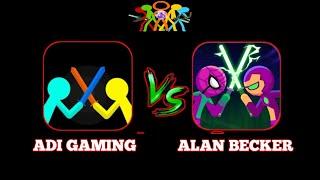 SUPREME DUELIST STICKMAN  ADI GAMING VS ALAN BECKER  #stickman #gaming #animation @alanbecke