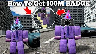 HOW TO GET 100M Party Speakerbro BADGE In Roblox Toilet Roleplay Episode 73 | Skibidi Toilet