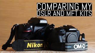 My Nikon DSLR Setup and OM System MFT Kit Compared – Capabilities, Size, Weight and Price