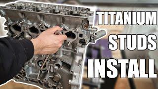 How To Install Titanium Intake Or Exhaust Manifold Studs