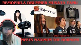 NEMOPHILA Drummer Murata Tamu meets MAXIMUM THE HORMONE VIDEO REACTION! SO AWESOME!