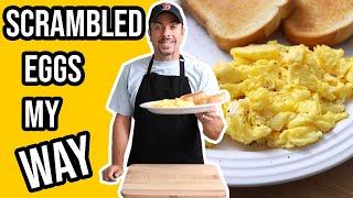 Scrambled Eggs with Stainless Steel Pan | Doesn't Stick!