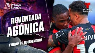 Sinisterra lo gana en la última - Everton vs. Bournemouth | Premier League | Telemundo Deportes