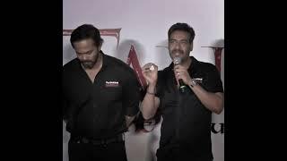 Ajay Devgan talking about Rohit Shetty