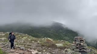 Approaching Bondcliff (from Mt Bond to the north) with Redline Guide Arlette "Apple Pie" Laan