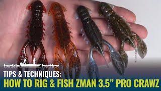 How to Rig and Fish the ZMan 3.5" Pro CrawZ