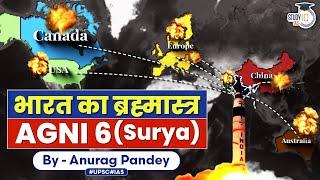 AGNI VI: India's Advanced Ballistic Missile Unveiled | UPSC