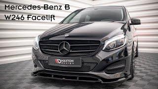 Mercedes-Benz B W246 Facelift | Maxton Design Splitter Set | Presentation #184