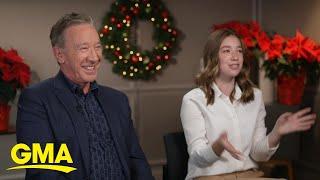 Tim Allen and daughter talk starring together in 'The Santa Clauses'