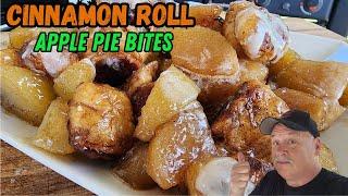  Cinnamon Roll Apple Pie Bites on the Blackstone Griddle! 