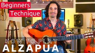 How to play ALZAPUA | Flamenco Guitar Lesson