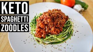 Keto Spaghetti Zoodles (Dairy Free & Amazing)