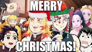 Rengoku and Tengen celebrate Christmas