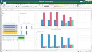 Interactive Excel Dashboard: Export to Excel [Shot on v2018]