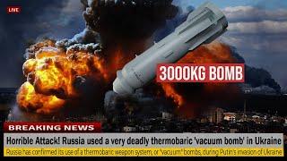 Great danger for Russia's adversaries! What qualities and functions does the Russian FAB-3000 offer?