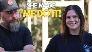 She Changed Everything Last Minute on this BUILD... | Shed To House Conversion