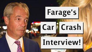 Nigel Farage's Car Crash Interview With Emily Maitlis Over Trump Visit!